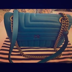 Teal Henri Bendel cross body bag